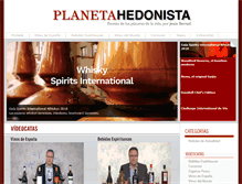 Tablet Screenshot of planetahedonista.com
